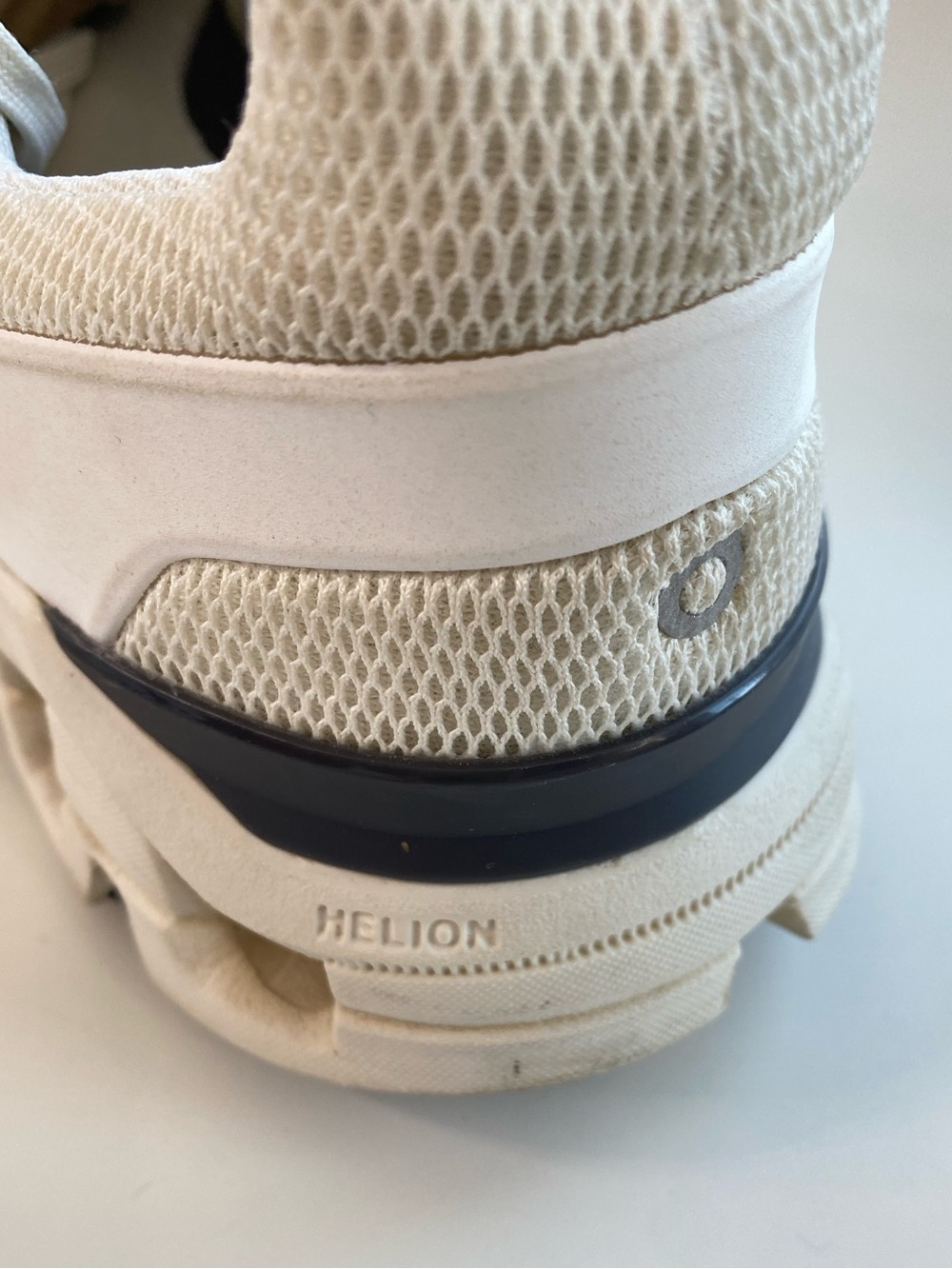 On Running White/ Off White Cloudswift 4 Knit Runner Lace up Shoes size 8 Helion - Picture 10 of 15